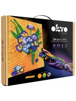 Творчески комплект с моделин Okto - Създай 3D картина, Ириси