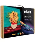 Творчески комплект с моделин Okto - Създай 3D картина, Слънчогледи
