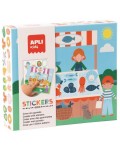 Творчески комплект със стикери Apli Kids - На пазара