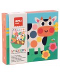 Творчески комплект със стикери Apli Kids - Във фермата