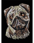 Творчески комплект Sequin Art - Изкуство с пайети, Мопс