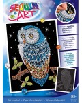 Творчески комплект Sequin Art - Изкуство с пайети, Сова