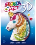 Творчески комплект Sequin Art - Направи си сам 3D еднорог от пайети