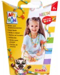Творчески комплект Simba Toys Art & Fun - Неонови мъниста за бижута