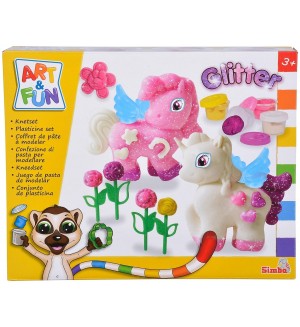 Творчески комплект Simba Toys Art & Fun - Пластилин Еднорог