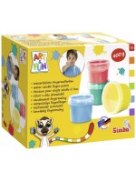Творчески комплект Simba Toys Art & Fun - Пръстови бои