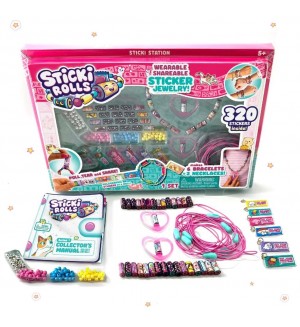 Творчески комплект Sticki Rolls - Направи си Сам бижута с 320 стикера