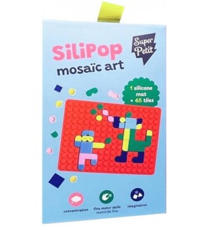 Творчески комплект Super Petit - Мозайка Silipop, червена