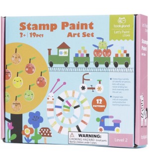 Творчески комплект Tooky Land - Рисувай с печати