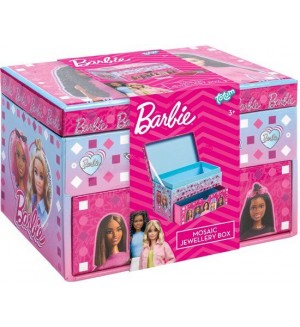 Творчески комплект Totum - Barbie,  Декорирай кутия за бижута