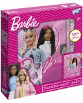 Творчески комплект Totum - Barbie, Декорирай сам таен дневник с диаманти 