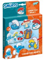 Творчески комплект Totum - Декорирай сам диамантени магнити, Смърфове Творчески комплект Totum - Декорирай сам диамантени магнити, Смърфове