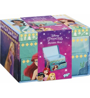 Творчески комплект Totum - Декорирай сам кутия за бижута, Disney Princess