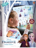 Творчески комплект Totum - Декорирай сам със стикери за стъкло, Frozen 2 Творчески комплект Totum - Декорирай сам със стикери за стъкло, Frozen 2