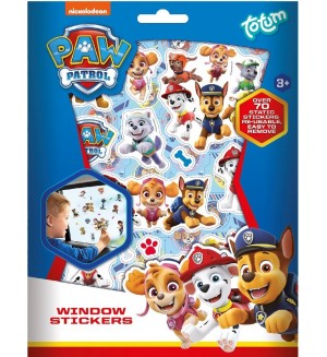 Творчески комплект Totum - Декорирай сам, стикери за стъкло Paw Patrol