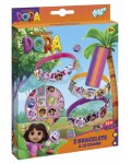 Творчески комплект Totum - Dora The Explorer, Направи сам гривни, 3 броя