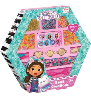 Творчески комплект Totum Gabby's Dollhouse - Направи си сам гривни с 6 талисмана Творчески комплект Totum Gabby's Dollhouse - Направи си сам гривни с 6 талисмана