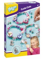 Творчески комплект Totum - Направи си сам гривни с котета Творчески комплект Totum - Направи си сам гривни с котета
