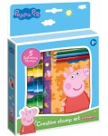 Творчески комплект Totum - Peppa Pig, стикери и печати