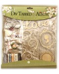 Творчески комплект за албум Ем Арт - Love (10 листа, 12 дървени мотиви)
