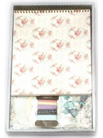 Творчески комплект за албум Ем Арт - Pearl Paper, орхидея, 16.5 х 19 cm (9 листа)