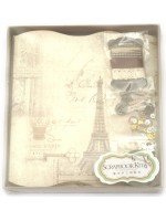 Творчески комплект за албум Ем Арт - Винтидж в Париж, 16 x 21 cm (9 листа)