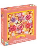 Творчески комплект за бижута Djeco Fancy Beads - Цветчета