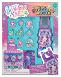 Творчески комплект за изработка на гривни Nebulous Stars - Rainbow Loom, 300 ластика и 9 талисмана