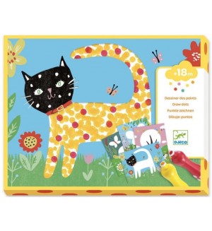 Творчески комплект за оцветяване Djeco Small Dots