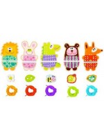 Творчески комплект за шиене Tooky Toy - Дървени животни