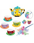 Творчески комплетк Ntoys - Сервиз за чай за оцветяване, насекоми, 16 части