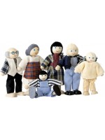 Дървени кукли Woody – Семейство, 6 броя