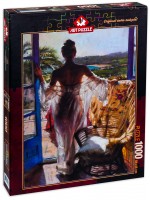 Пъзел Art Puzzle от 1000 части - Очакване, Винсенте Ромеро