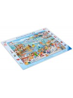 Пъзел Ravensburger от 24 части - Един ден на пристанището