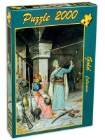 Пъзел Gold Puzzle от 2000 части - Търговец на оръжие