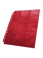 Ultimate Guard - 18-Pocket Pages Side-Loading, червени