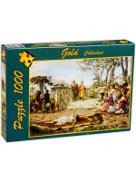 Пъзел Gold Puzzle от 1000 части - Укротителят на лъва