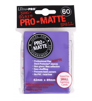 Ultra Pro Card Protector Pack - Small Size (Yu-Gi-Oh!) Pro-matte - Лилави 60бр.