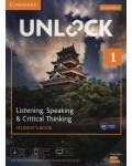 Unlock 2nd Edition - Level 1: Listening, Speaking and Critical Thinking Student's Book + Mob App and Online Workbook / Английски език - ниво 1: Учебник с онлайн материали