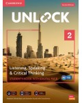 Unlock 2nd Edition - Level 2: Listening, Speaking and Critical Thinking Student's Book with Digital Pack / Английски език - ниво 2: Учебник с онлайн материали