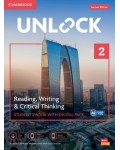 Unlock 2nd Edition - Level 2: Reading, Writing and Critical Thinking Student's Book with Digital Pack / Английски език - ниво 2: Учебник с онлайн материали