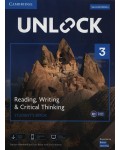 Unlock 2nd Edition - Level 3: Reading, Writing and Critical Thinking Student's Book + Mob App and Online Workbook / Английски език - ниво 3: Учебник с онлайн материали