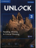 Unlock 2nd Edition - Level 3: Reading, Writing and Critical Thinking Student's Book + Mob App and Online Workbook / Английски език - ниво 3: Учебник с онлайн материали