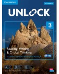 Unlock 2nd Edition - Level 3: Reading, Writing and Critical Thinking Student's Book with Digital Pack / Английски език - ниво 3: Учебник с онлайн материали