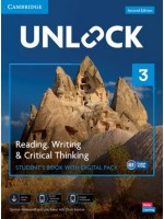 Unlock 2nd Edition - Level 3: Reading, Writing and Critical Thinking Student's Book with Digital Pack / Английски език - ниво 3: Учебник с онлайн материали