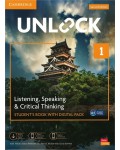 Unlock Level 1 Listening, Speaking and Critical Thinking Student's Book with Digital Pack 2 ed. / Английски език - ниво 1: Учебник с онлайн материали