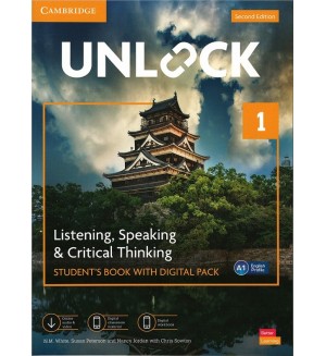 Unlock Level 1 Listening, Speaking and Critical Thinking Student's Book with Digital Pack 2 ed. / Английски език - ниво 1: Учебник с онлайн материали