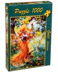 Пъзел Gold Puzzle от 1000 части - В овощната градина