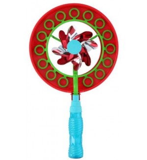 Въртележка за сапунени балони Bubblez - Червен