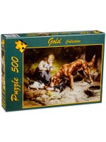 Пъзел Gold Puzzle от 500 части - Вечерно парти